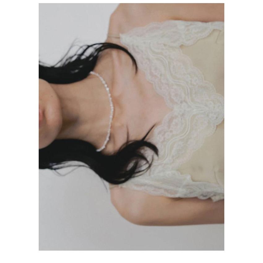 anuke（アンヌーク） anuke 2026SpringSummer トップス Satin Lace