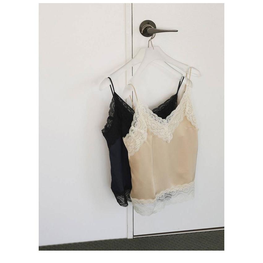 anuke（アンヌーク） anuke 2026SpringSummer トップス Satin Lace