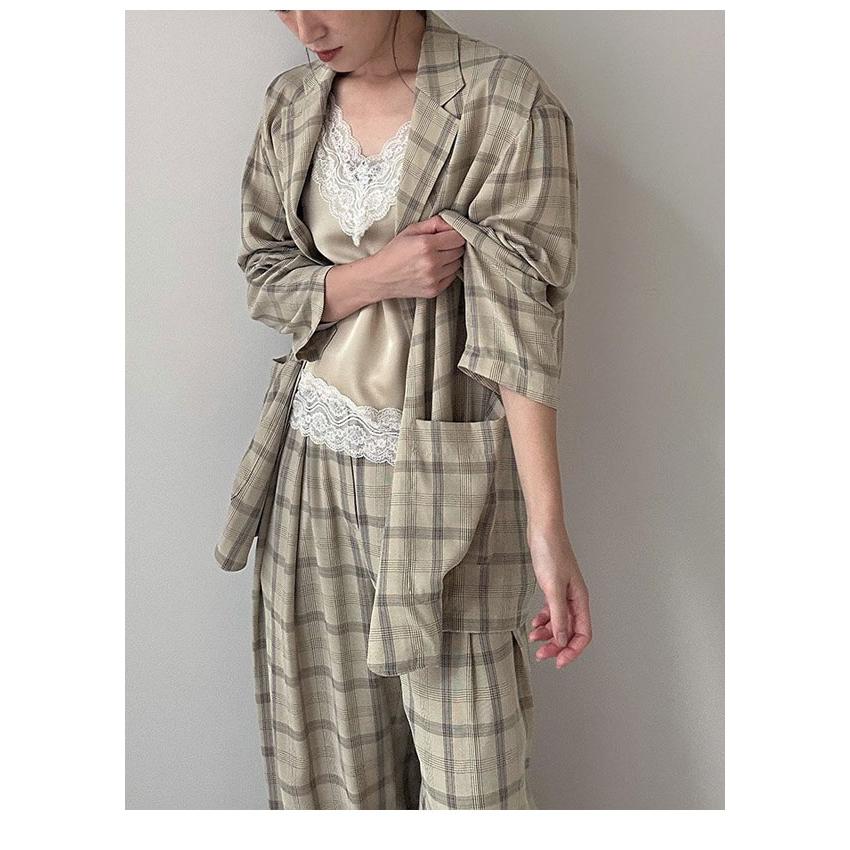 anuke（アンヌーク） anuke 2026SpringSummer トップス Satin Lace