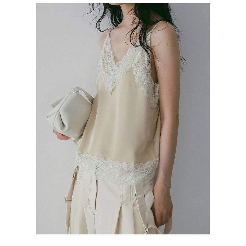 anuke（アンヌーク） anuke 2026SpringSummer トップス Satin Lace