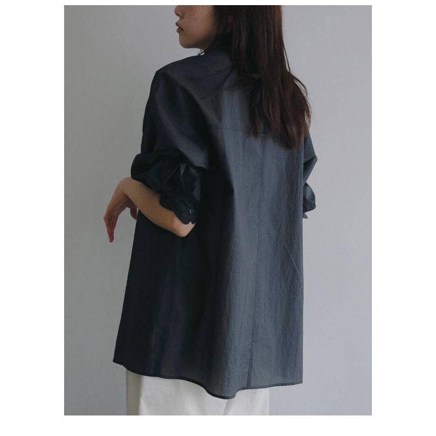 トップス SatinTailoredShirts anuke anuke（アンヌーク） anuke 2026Prefall トップス Sheer Ripstop