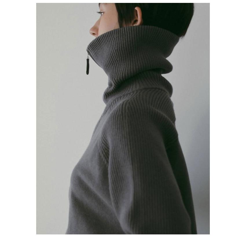 トップス aaa anuke（アンヌーク） anuke 2026springsummer トップス Zip Rib Knit