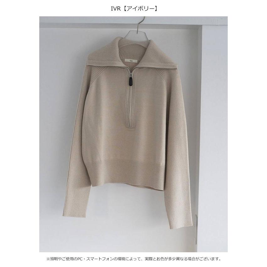 anuke（アンヌーク） anuke 2026springsummer トップス Zip Rib Knit