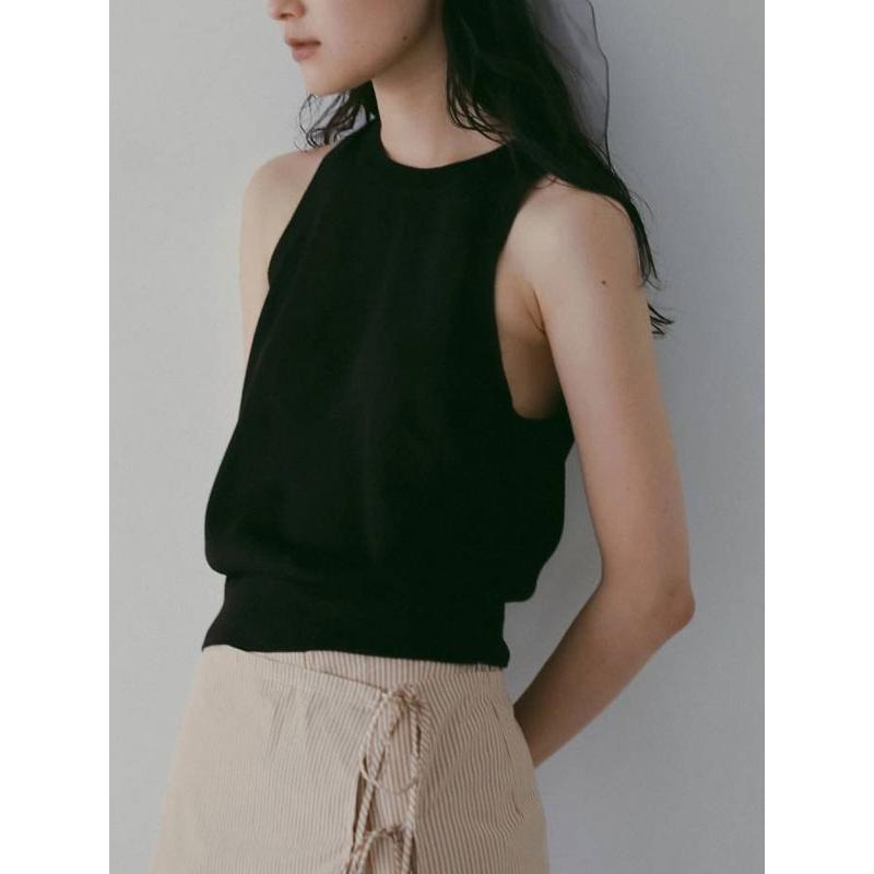 アンヌーク　anuke 2way Sheer Tops シアートップス　黒 ànuke online store（アンヌーク） / 2way Sheer Tops2way Sheer Tops