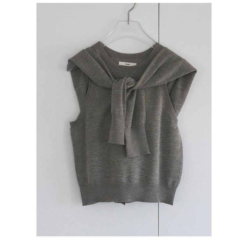 アンヌーク anuke 2026springsummer トップス Highgauge Sheer Tanktop 5月中旬予約 ハイゲージシアータンクトップ ノースリーブ 26春夏 62610522 62610509_14