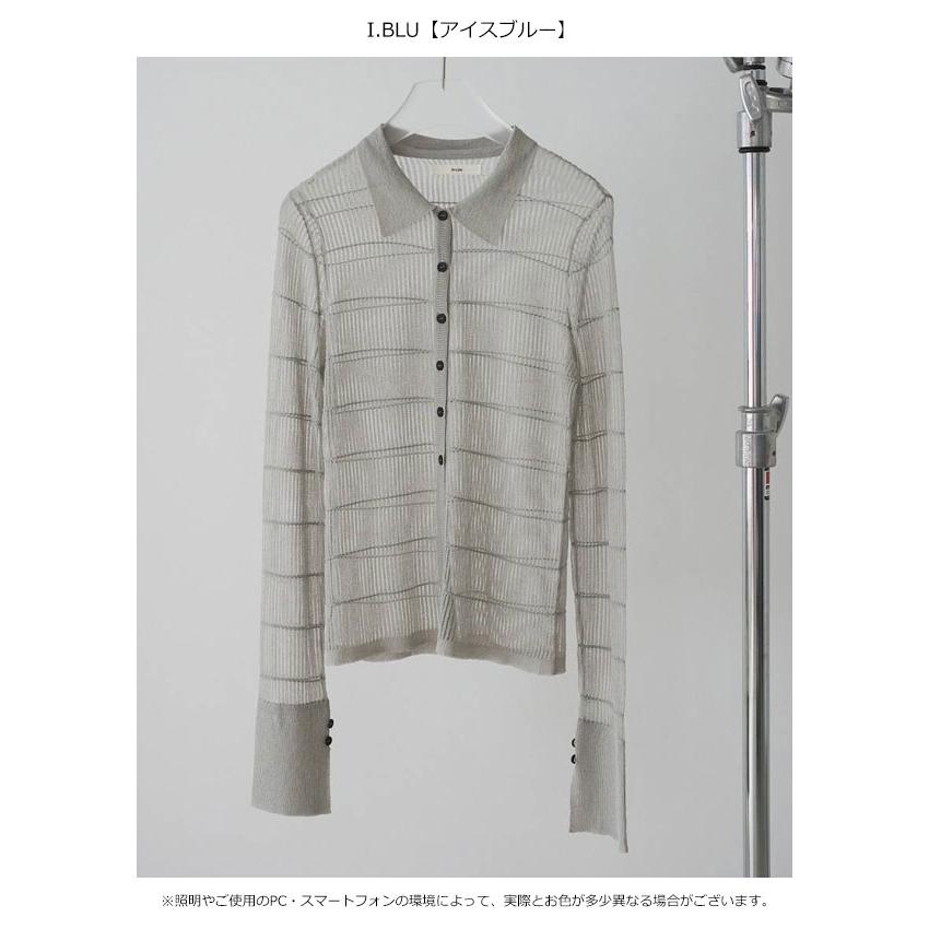 anuke（アンヌーク） anuke 2026springsummer トップス Sheerborder