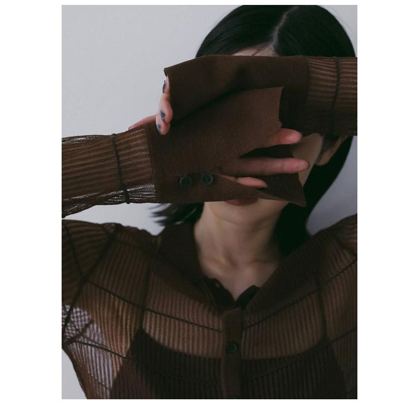 anuke（アンヌーク） anuke 2026springsummer トップス Sheerborder
