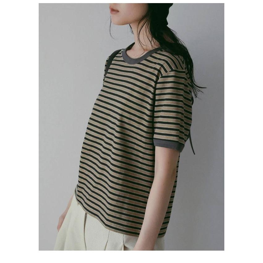 anuke（アンヌーク） anuke 2026springsummer トップス Multi Border T