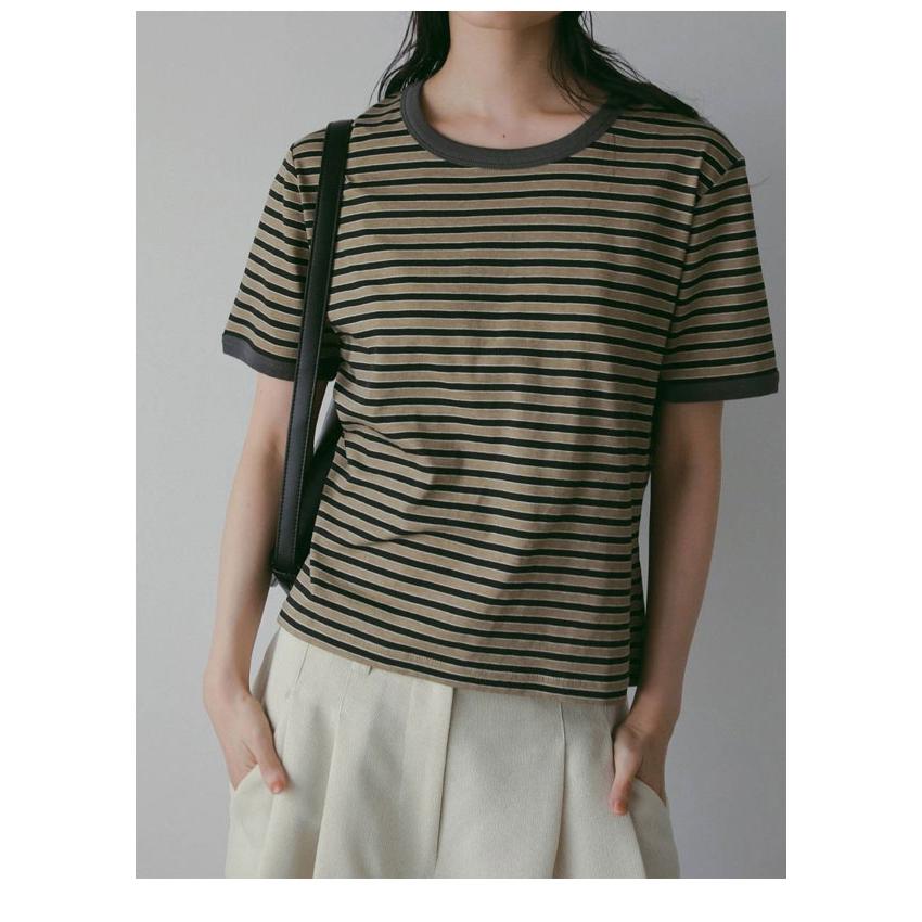 anuke（アンヌーク） anuke 2026springsummer トップス Multi Border T