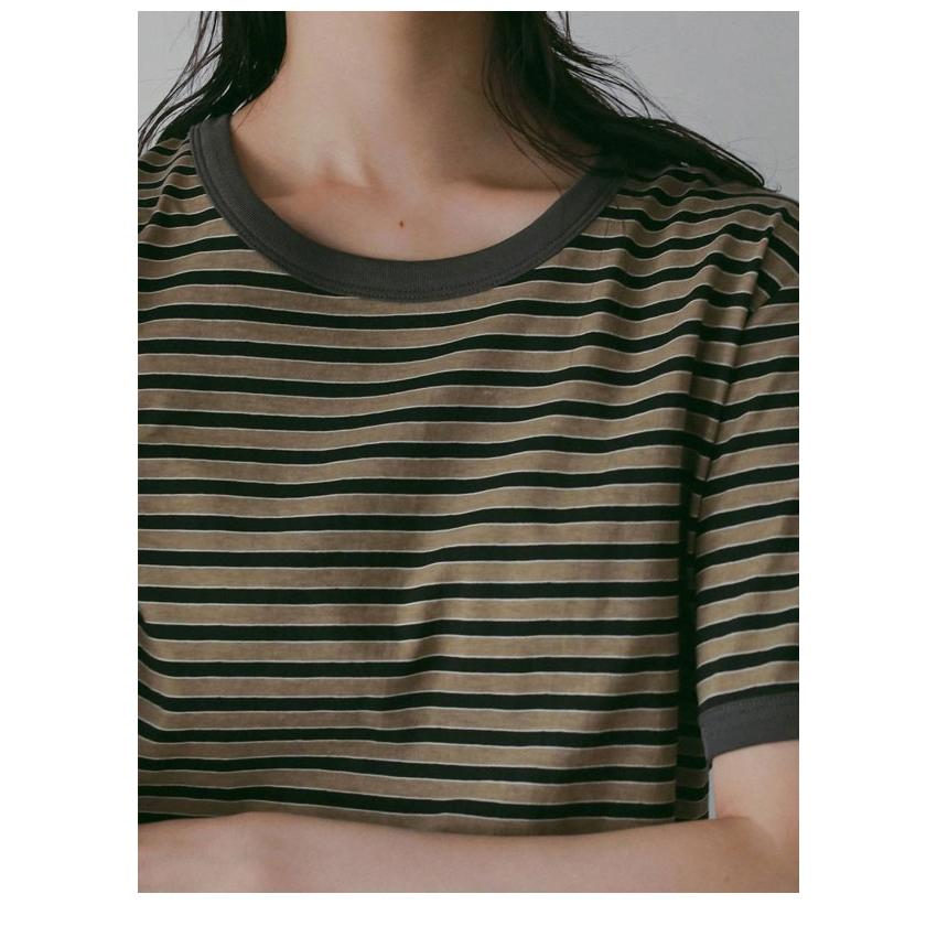 anuke（アンヌーク） anuke 2026springsummer トップス Multi Border T