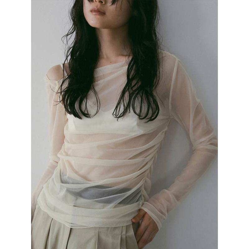 anuke（アンヌーク） anuke 2026springsummer トップス Sheer