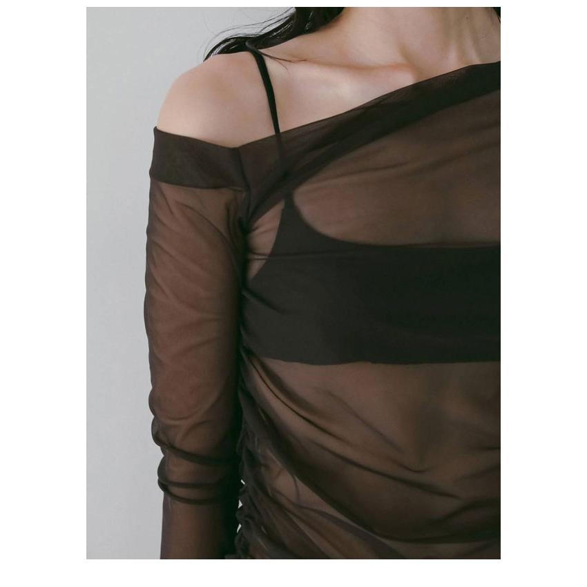 anuke（アンヌーク） anuke 2026springsummer トップス Sheer