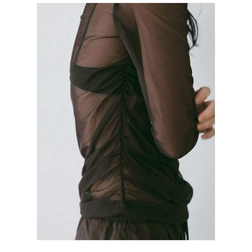 anuke（アンヌーク） anuke 2026springsummer トップス Sheer