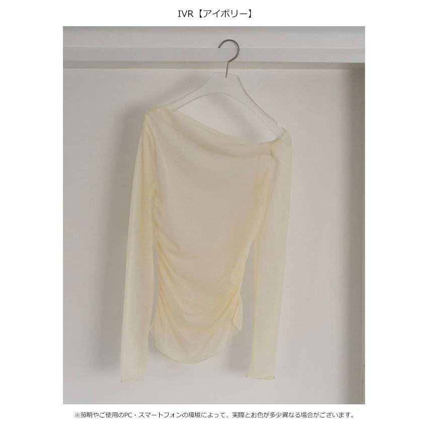 anuke（アンヌーク） anuke 2026springsummer トップス Sheer