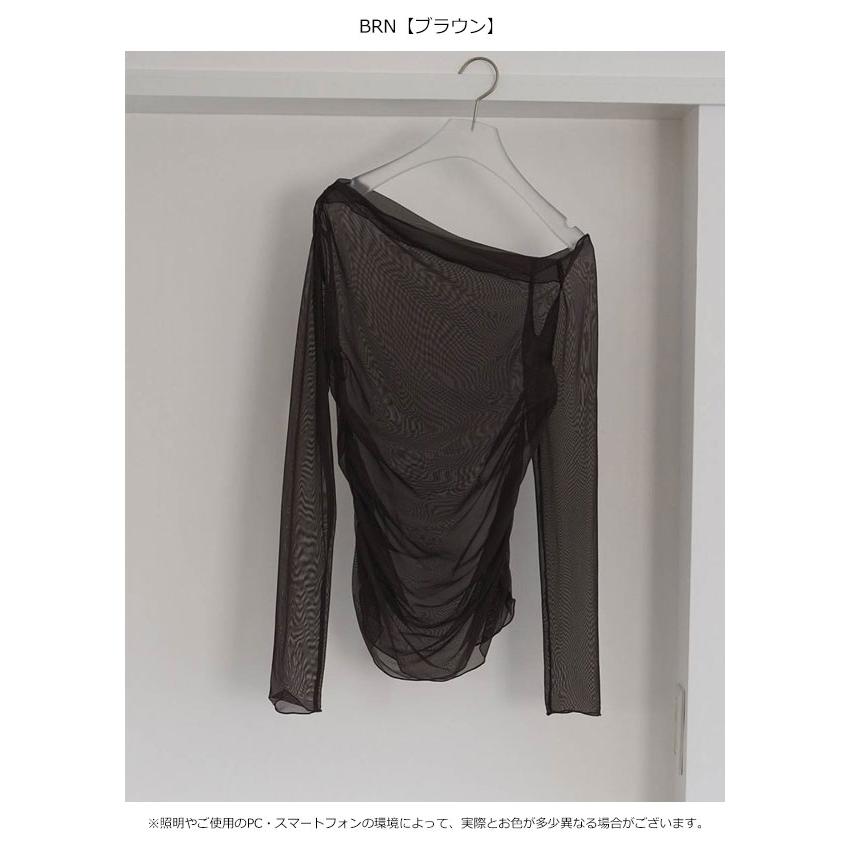 anuke（アンヌーク） anuke 2026springsummer トップス Sheer