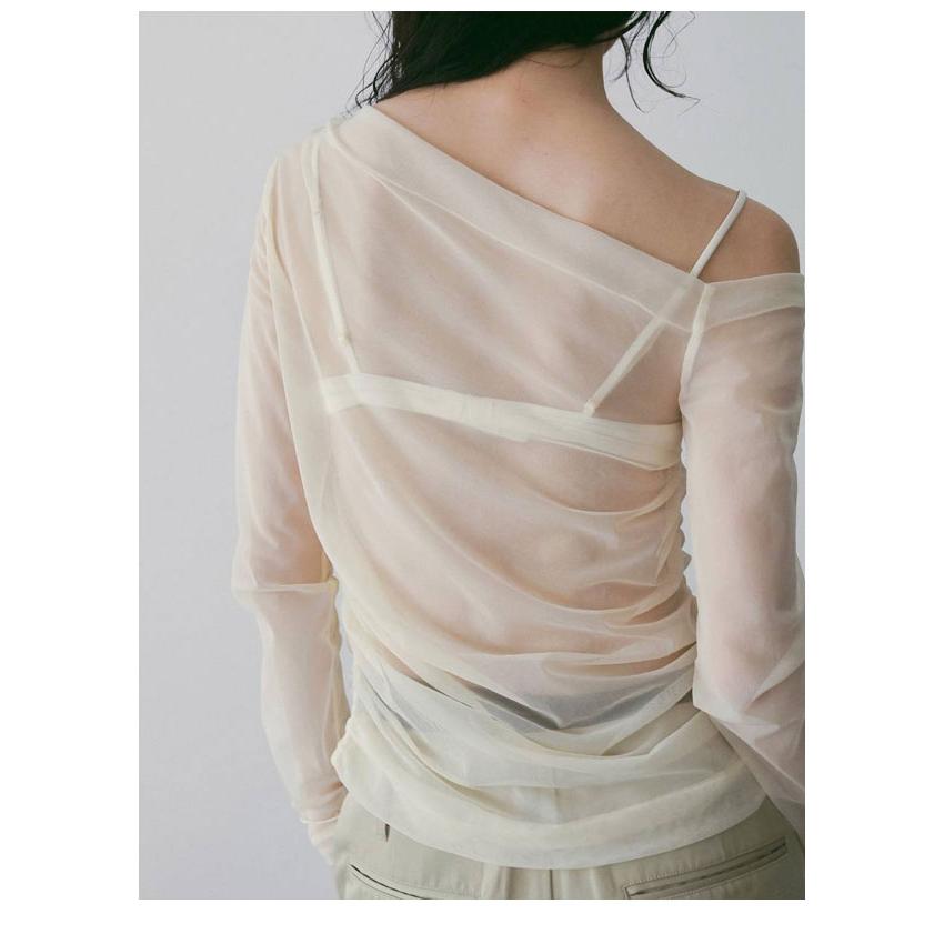 anuke＊トップス anuke（アンヌーク） anuke 2026springsummer トップス Sheer