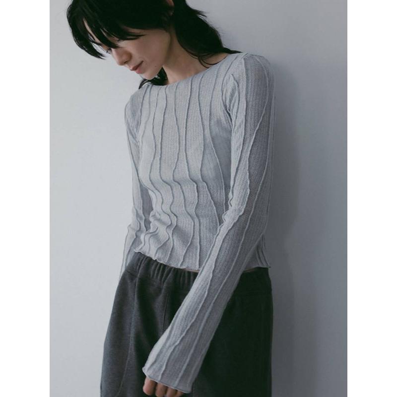 anuke（アンヌーク） anuke 2026springsummer トップス Random Pintuck