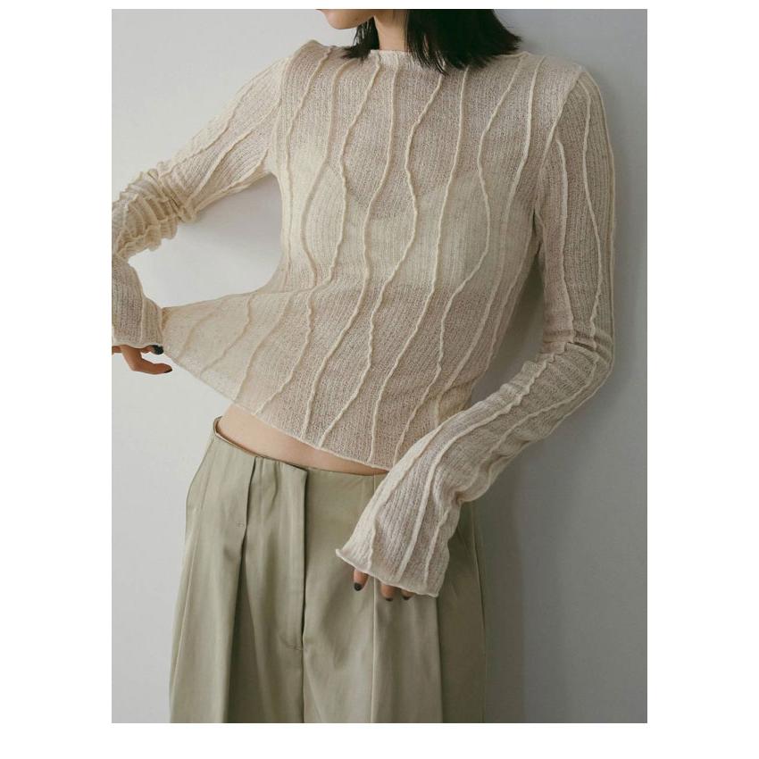 anuke（アンヌーク） anuke 2026springsummer トップス Random Pintuck