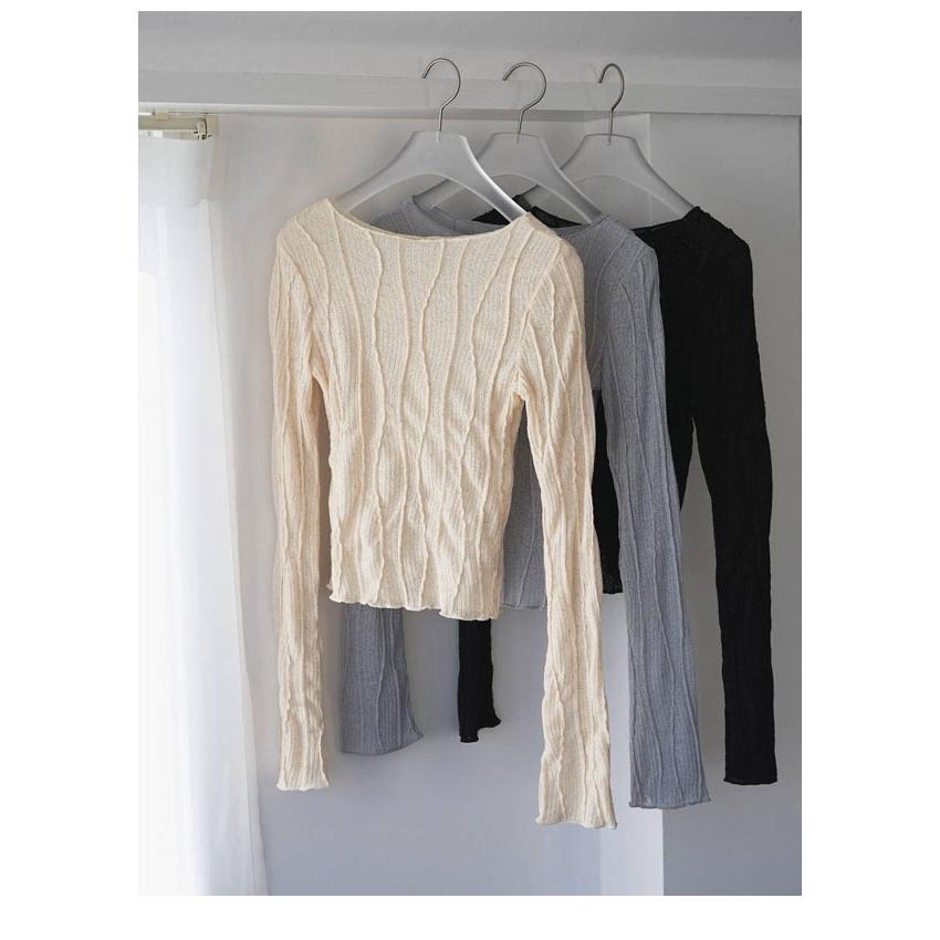 anuke（アンヌーク） anuke 2026springsummer トップス Random Pintuck