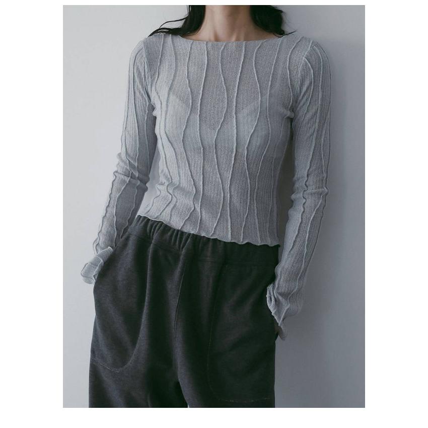 anuke＊トップス anuke（アンヌーク） anuke 2026springsummer トップス Random Pintuck