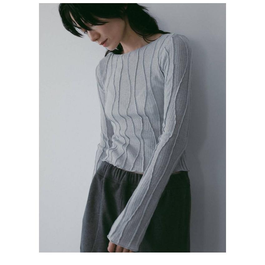 anuke（アンヌーク） anuke 2026springsummer トップス Random Pintuck