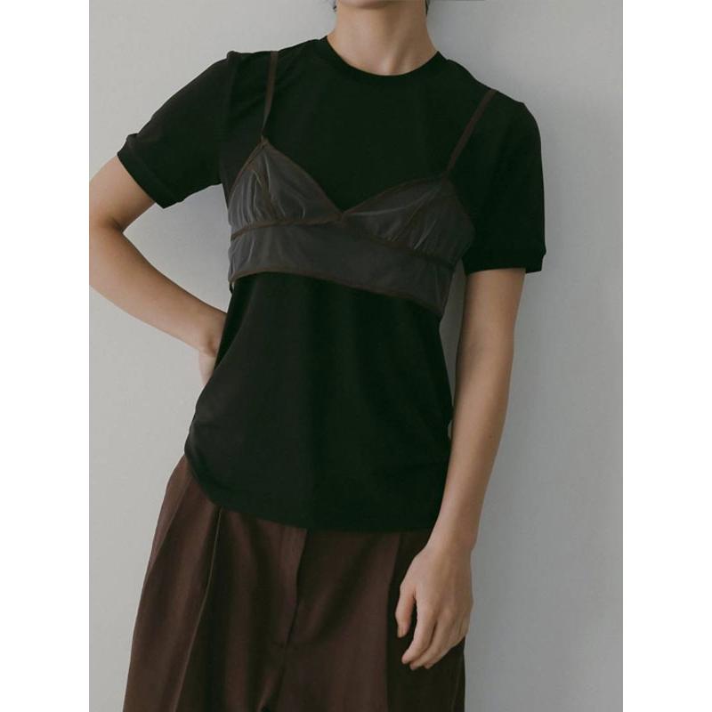 anuke（アンヌーク） anuke 2026springsummer トップス Compact Ringer