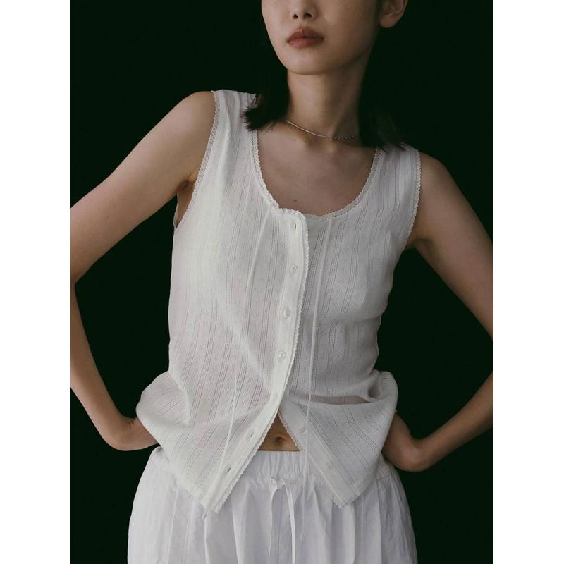 anuke（アンヌーク） anuke 2026springsummer トップス Cut Lace