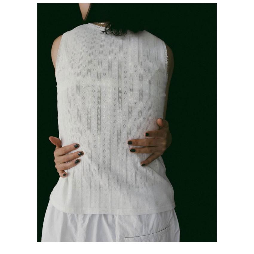 anuke（アンヌーク） anuke 2026springsummer トップス Cut Lace