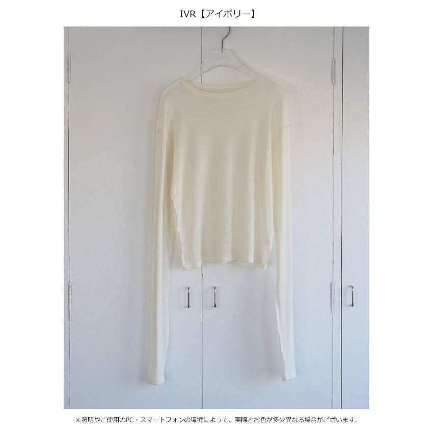 anuke（アンヌーク） anuke 2026springsummer トップス Sheer Long T