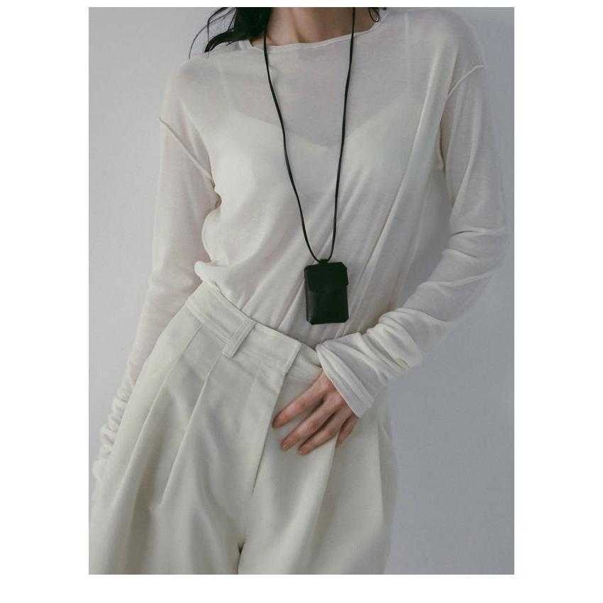 anuke（アンヌーク） anuke 2026springsummer トップス Sheer Long T