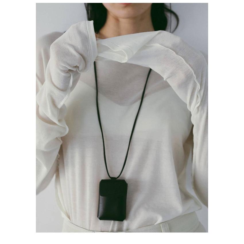 anuke（アンヌーク） anuke 2026springsummer トップス Sheer Long T