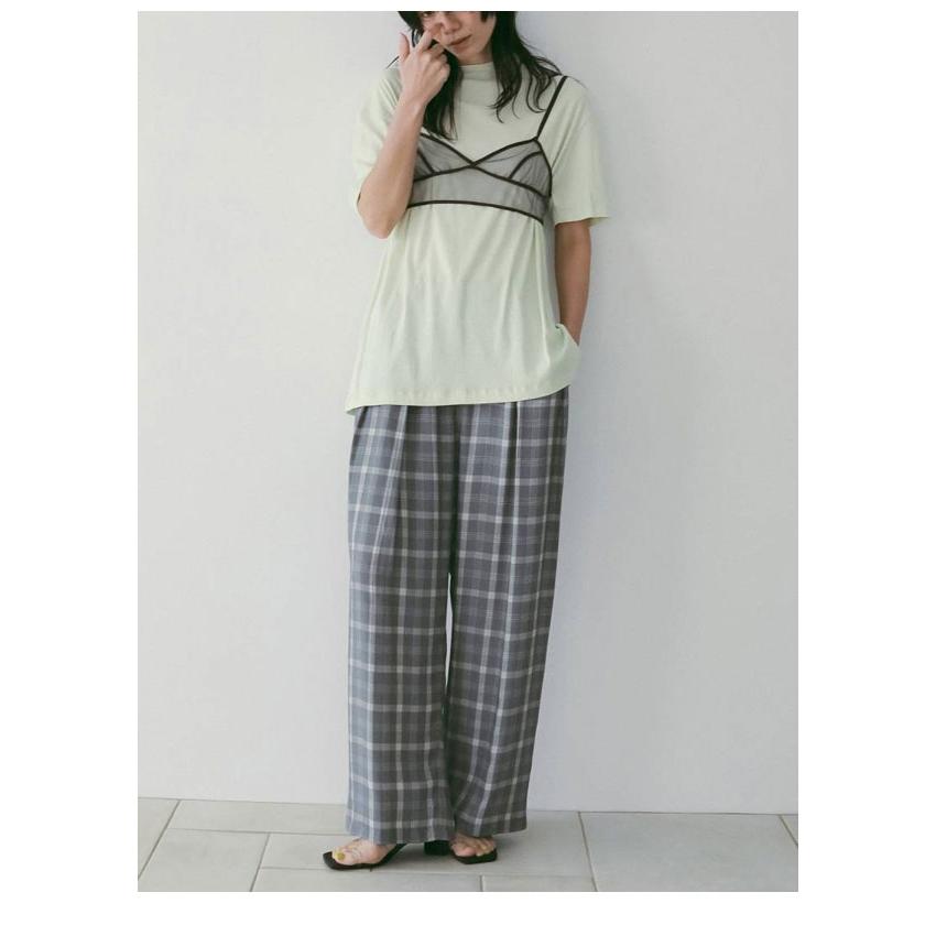 anuke（アンヌーク） anuke 2026springsummer トップス Sheer Over T