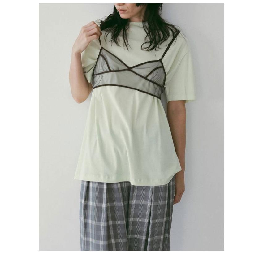 anuke（アンヌーク） anuke 2026springsummer トップス Sheer Over T