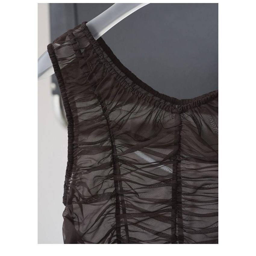 anuke（アンヌーク） anuke 2026springsummer トップス Tulle Gather