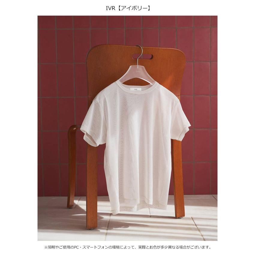 anuke（アンヌーク） anuke 2026springsummer トップス Sheer Tulle T