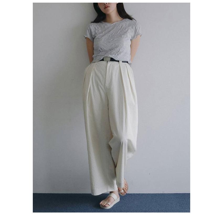 anuke（アンヌーク） anuke 2026Prefall トップス Mellow Short Tops