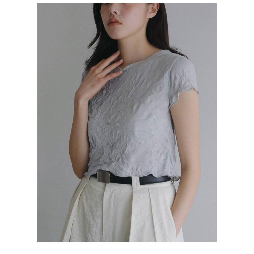 anuke（アンヌーク） anuke 2026Prefall トップス Mellow Short Tops