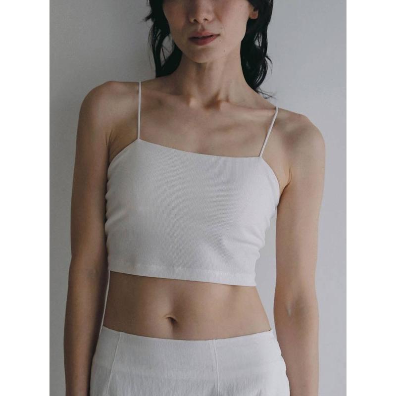 anuke（アンヌーク） anuke 2026Prefall トップス Padin Half Camisole