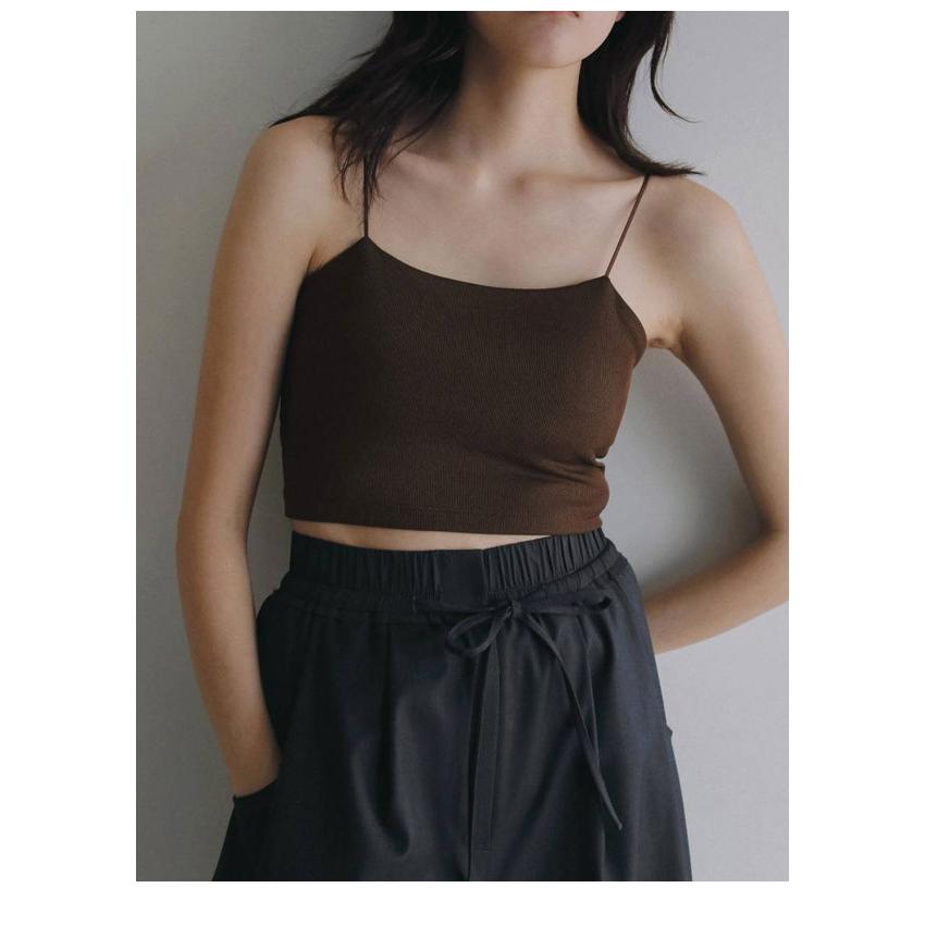 アンヌーク　anuke Padin Knit Tanktop ブラウン　新品 アンヌーク anuke Padin Knit Tanktop ブラウン 未使用 【公式通販】