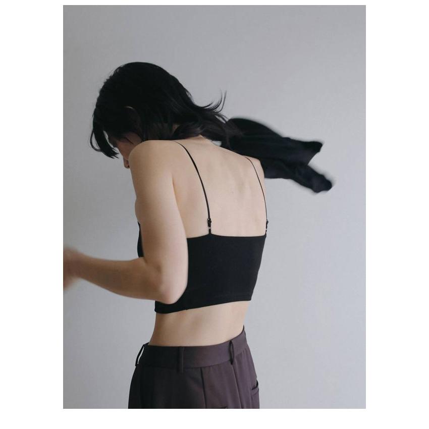 anuke（アンヌーク） anuke 2026Prefall トップス Padin Half Camisole