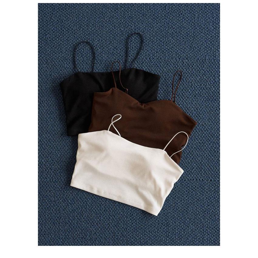 anuke（アンヌーク） anuke 2026Prefall トップス Padin Half Camisole