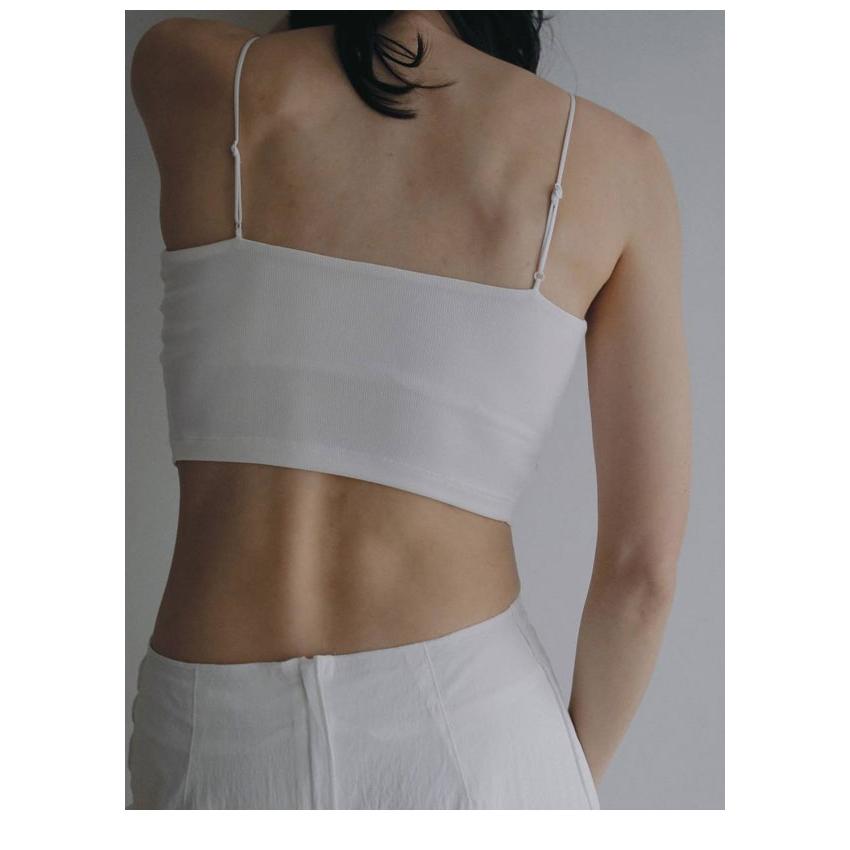 anuke（アンヌーク） anuke 2026Prefall トップス Padin Half Camisole 