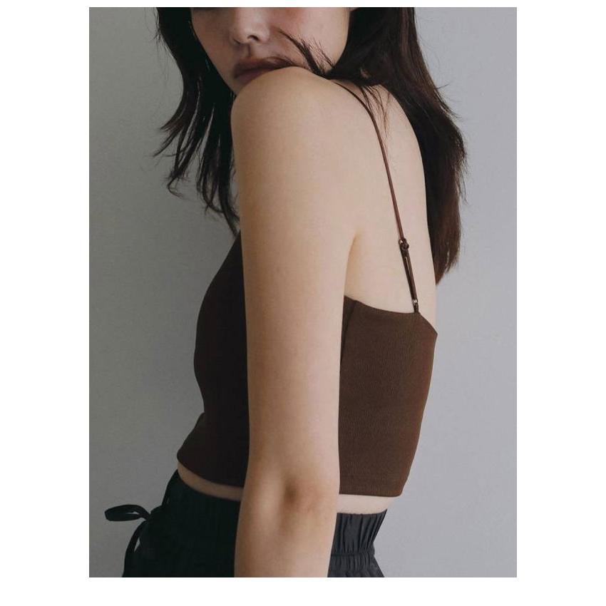 anuke（アンヌーク） anuke 2026Prefall トップス Padin Half Camisole