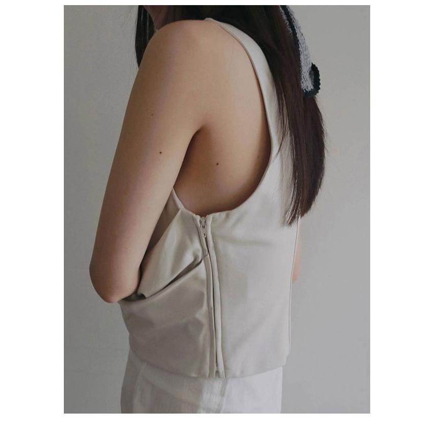 anuke（アンヌーク） anuke 2026Prefall トップス Drape Cut Tanktop