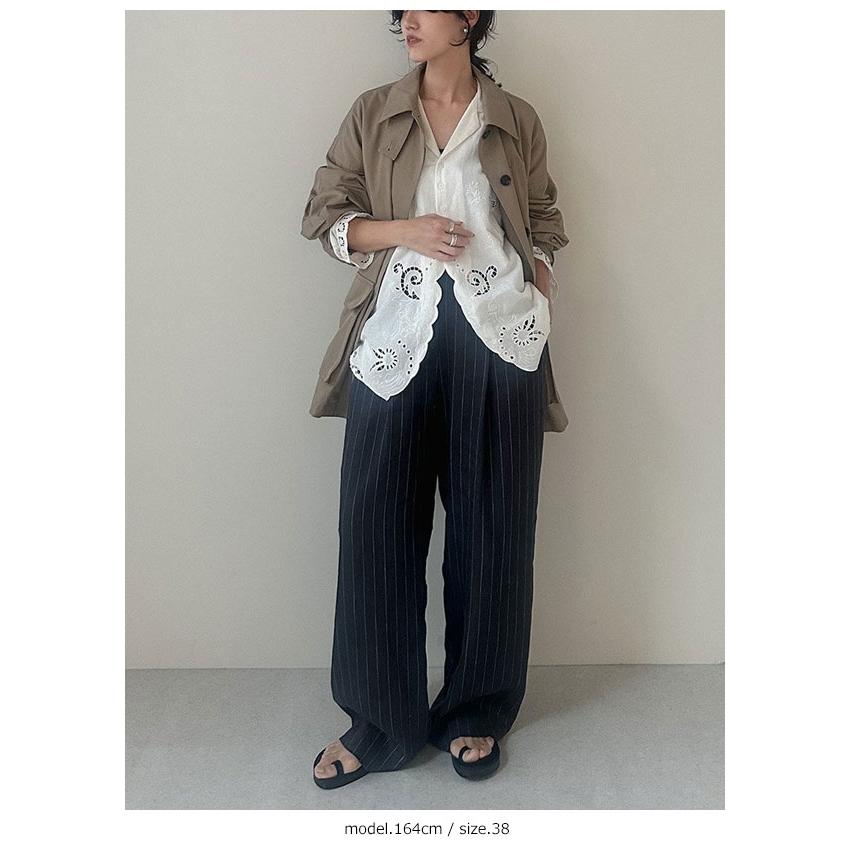 anuke（アンヌーク） anuke 2026springsummer ボトムス Linen Tuck