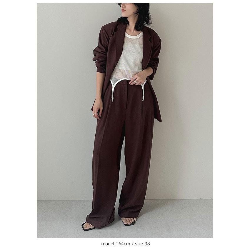 anuke（アンヌーク） anuke 2026springsummer ボトムス Linen Tuck