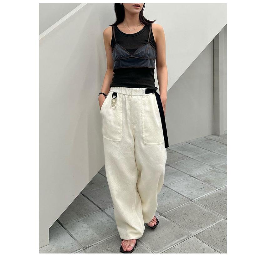 anuke（アンヌーク） anuke 2026SpringSummer ボトムス Jacquard