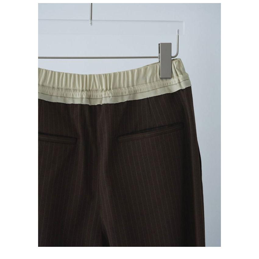 アンヌーク anuke 2026springsummer ボトムス Bicolor Stripe Pants バイカラーストライプパンツ フルレングス 26春夏 62610713の画像