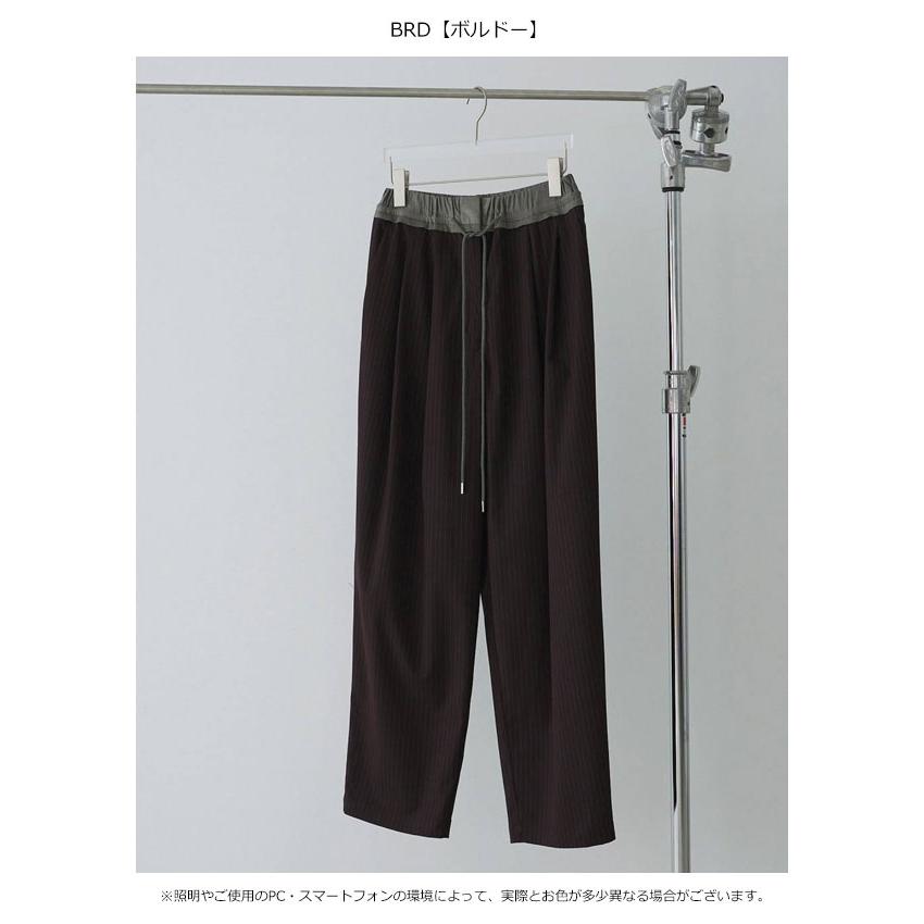 アンヌーク anuke 2026springsummer ボトムス Bicolor Stripe Pants バイカラーストライプパンツ フルレングス 26春夏 62610713の画像
