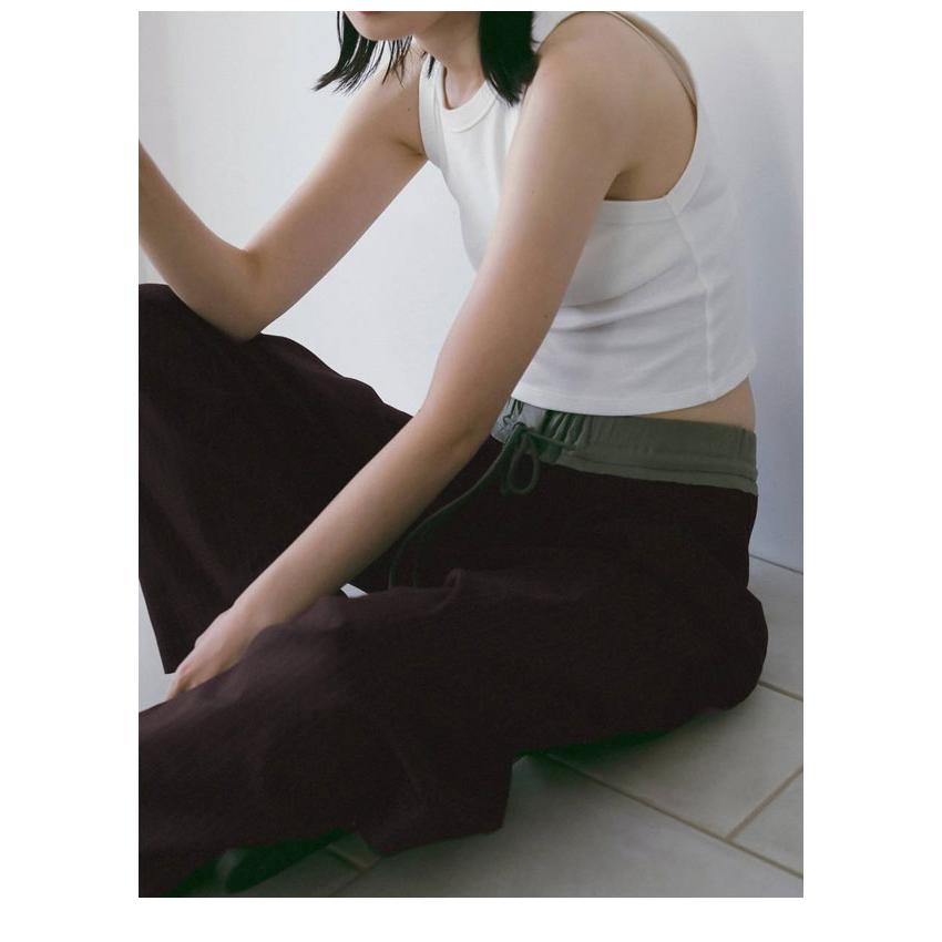 アンヌーク anuke 2026springsummer ボトムス Bicolor Stripe Pants バイカラーストライプパンツ フルレングス 26春夏 62610713の画像
